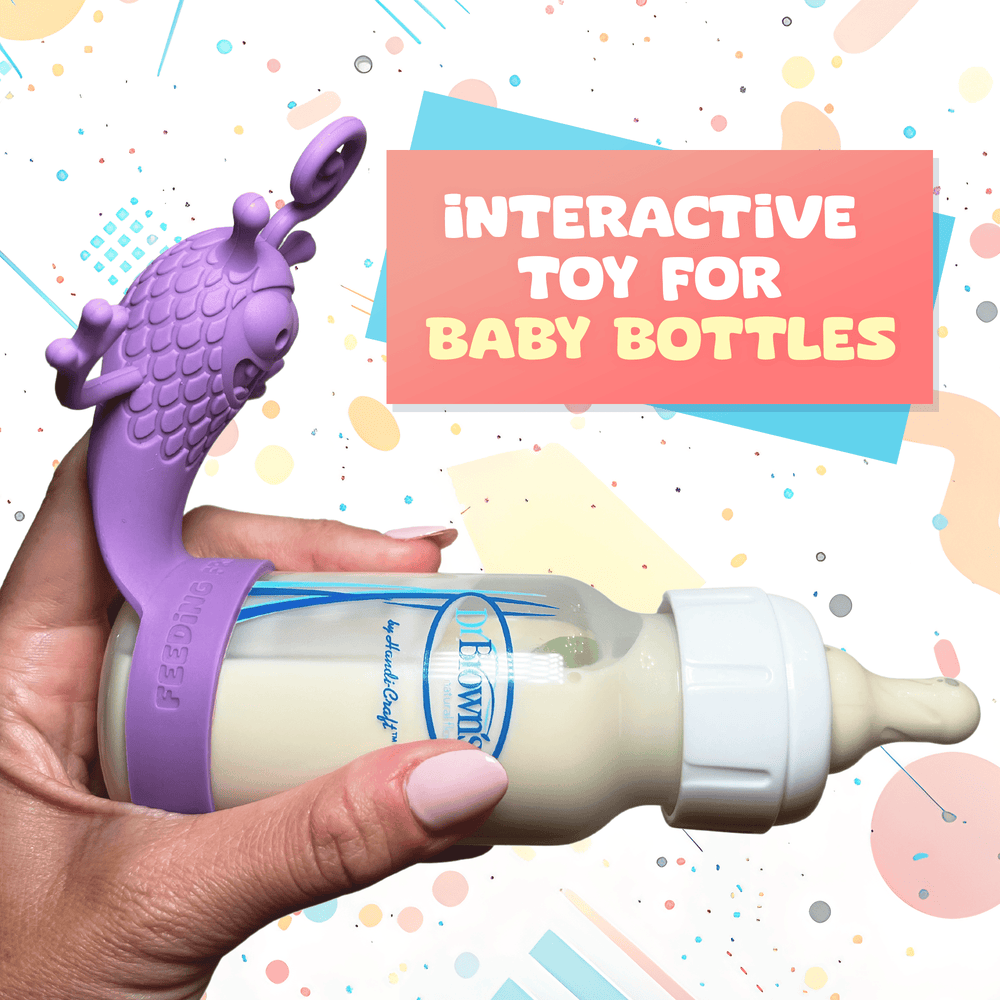 Feeding Friendzies Bottle-Feeding Sensory Toy – Purple Pal