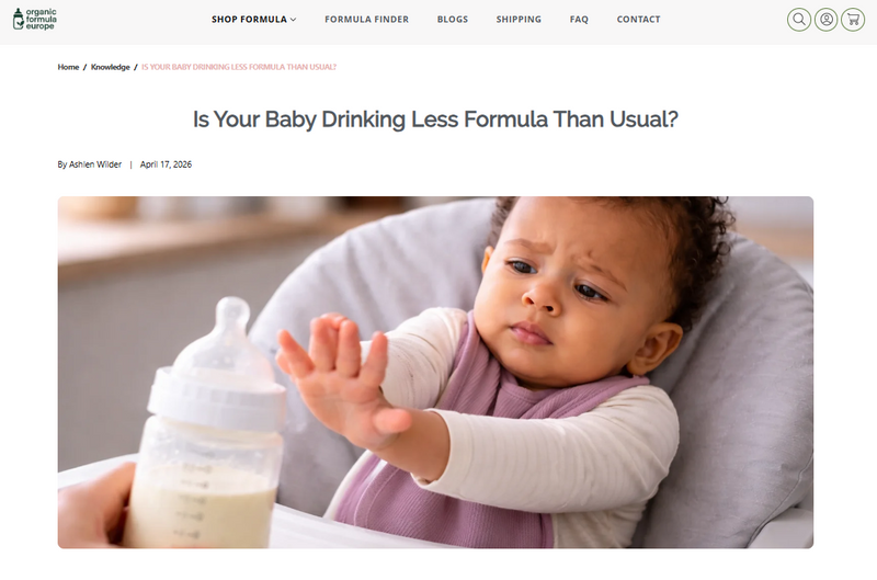 Baby refusing bottle